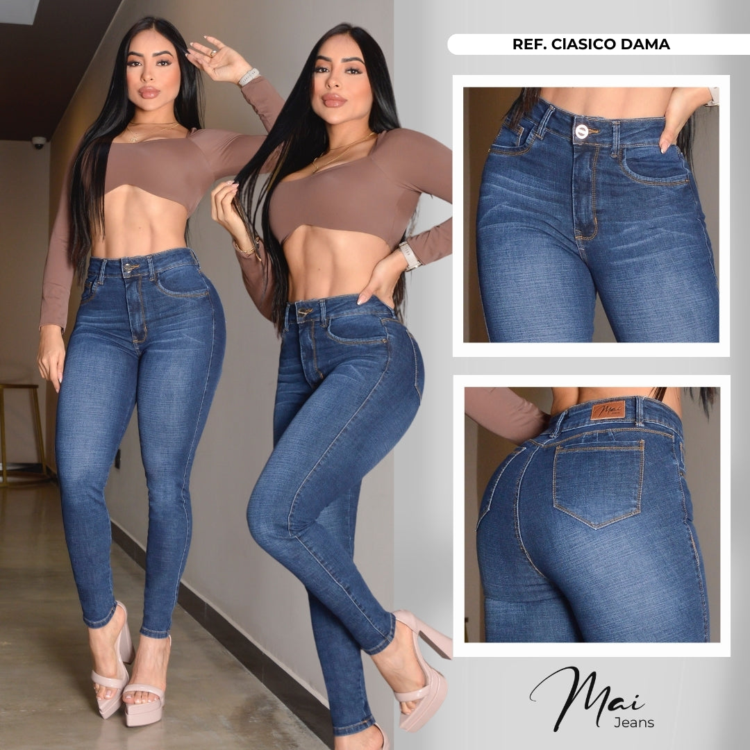 Pantalón mujer Skinny Ref. Dama clasico