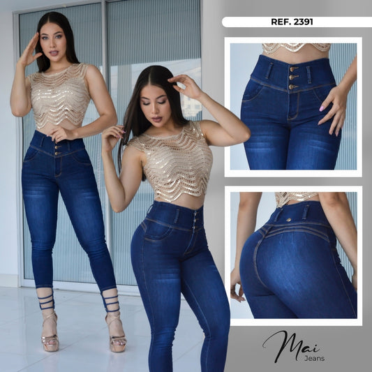 Jeans Skinny Levanta Cola Ref. 2391