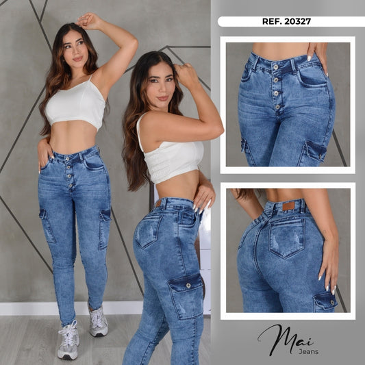 Jeans Skinny Levanta Cola Ref. 20327