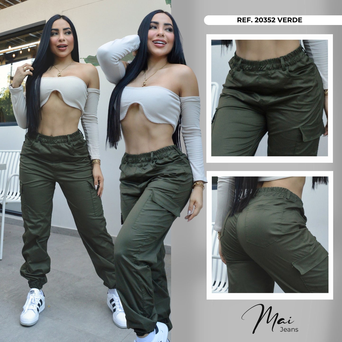 Pantalon Jogger Ref. 20352 VERDE