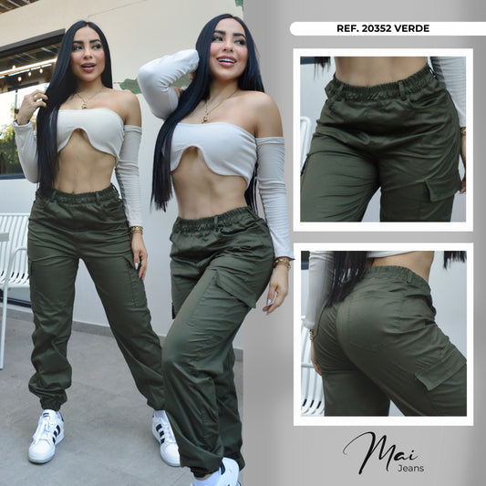 Pantalon Jogger Ref. 20352 VERDE