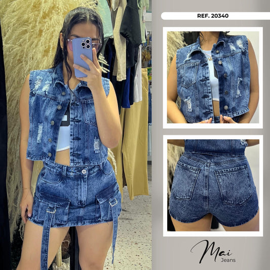 Conjunto Denim Ref. 20340